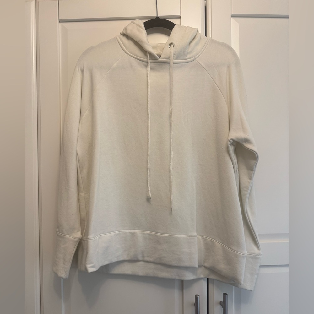 Danskin Cream Relaxed Hooded Sweatshirt